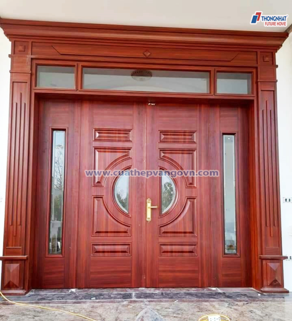 Lắp đặt cửa thép vân gỗ tại Bắc Ninh